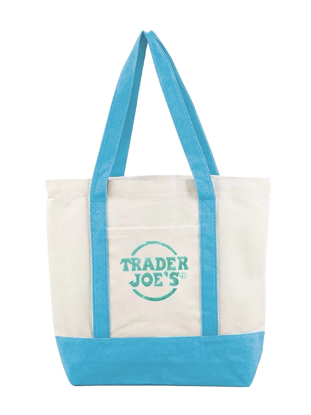 Trader Joe’s Mini Pastel Reusable Canvas Tote Bag